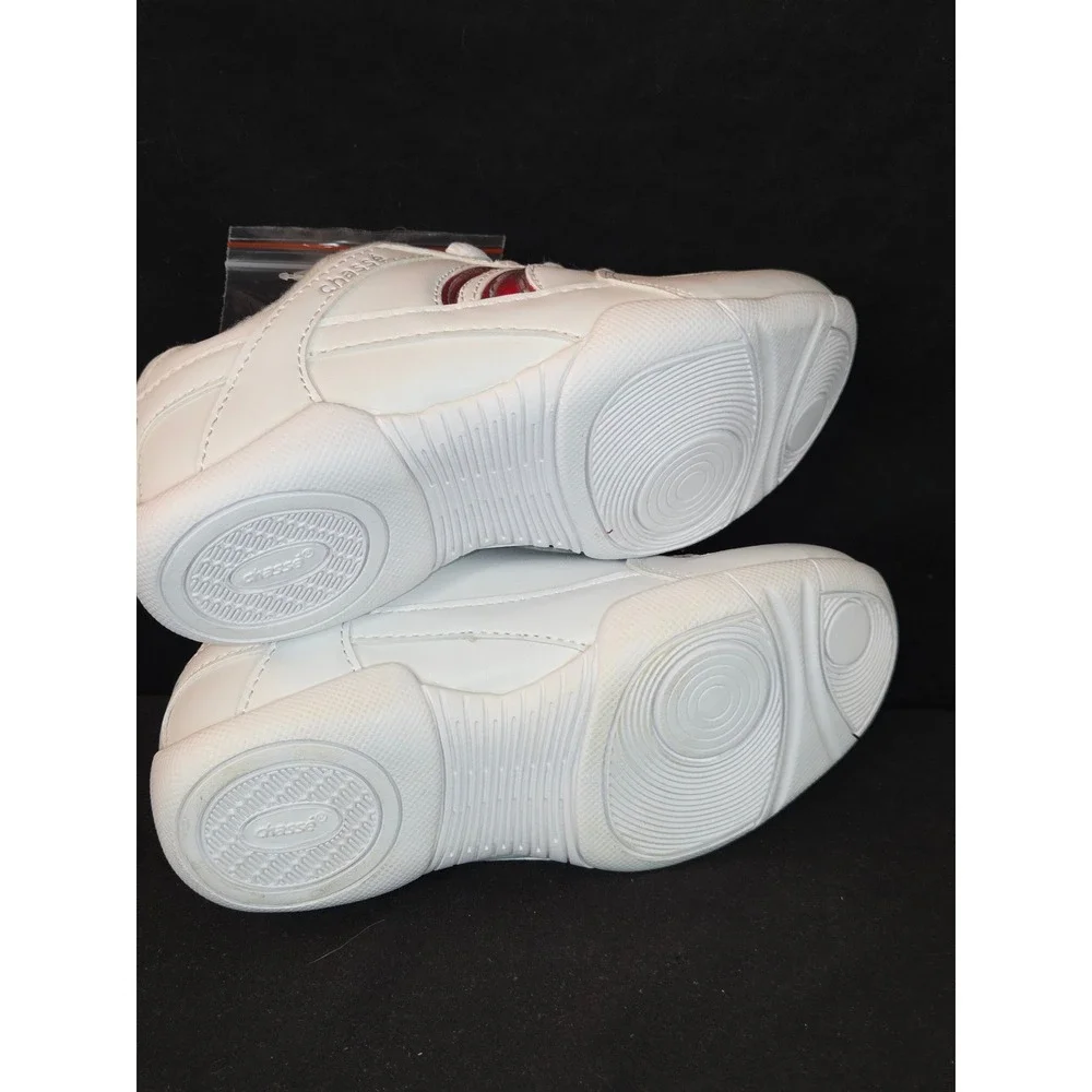 Chasse Youth Cheerleading mat Shoes White Sneakers Size 13Y Cheer Practice Dance